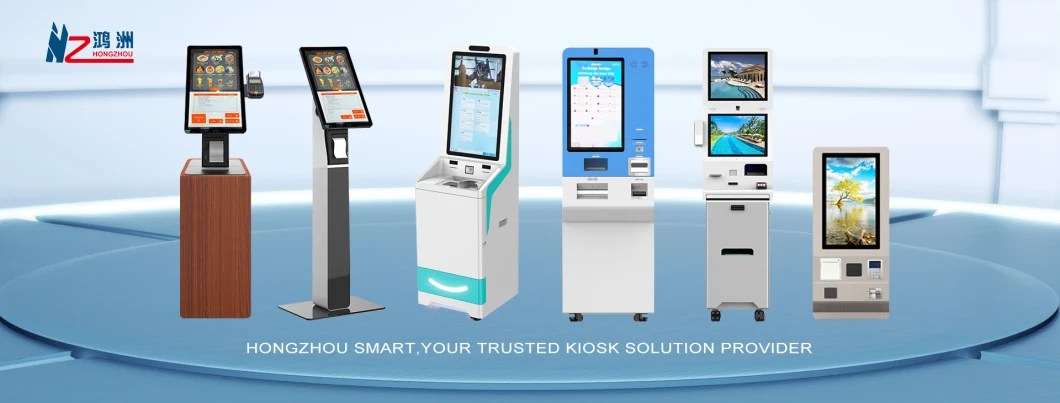 Hotel Self Service Check out Kiosk with Cash Acceptor and Cash Dispenser