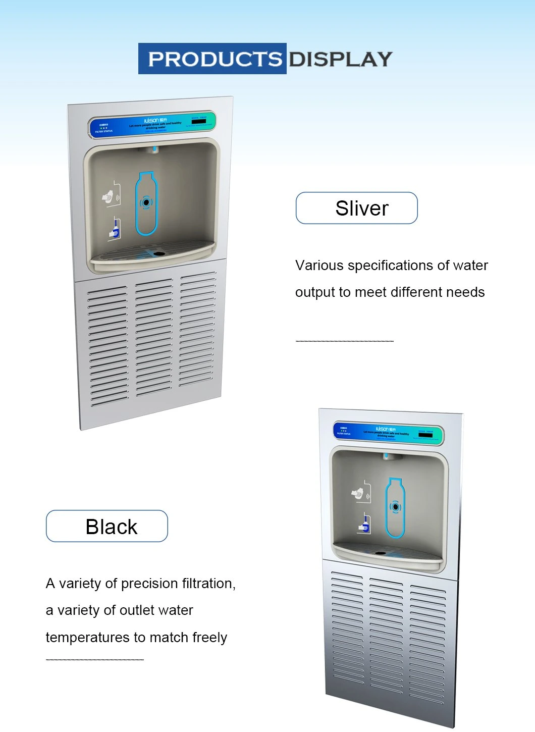 Automatic Water Dispenser Price Hot and Cold Water Dispenser Provide Customized Design and IC Card Water Vending Machine