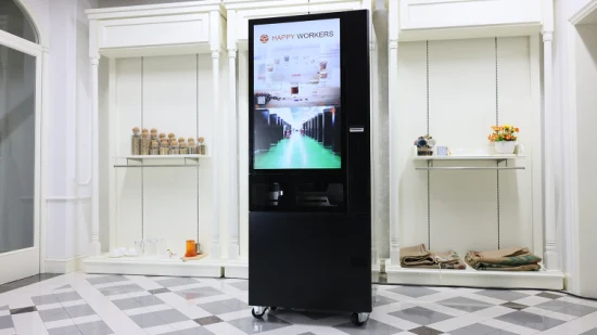 Dispensador de tampa de copo comercial de máquina de venda automática de café de alta moda com código Qr