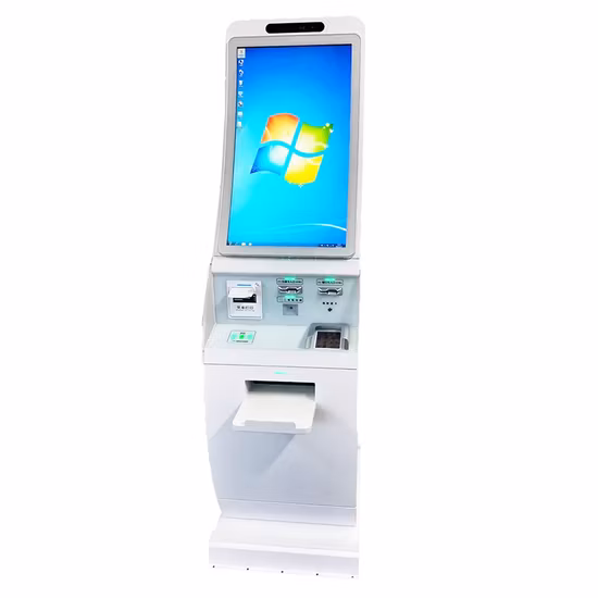 Scanner de autoatendimento Distribuidor de cartão SIM Máquina de recebimento de pagamento Quiosque de telecomunicações